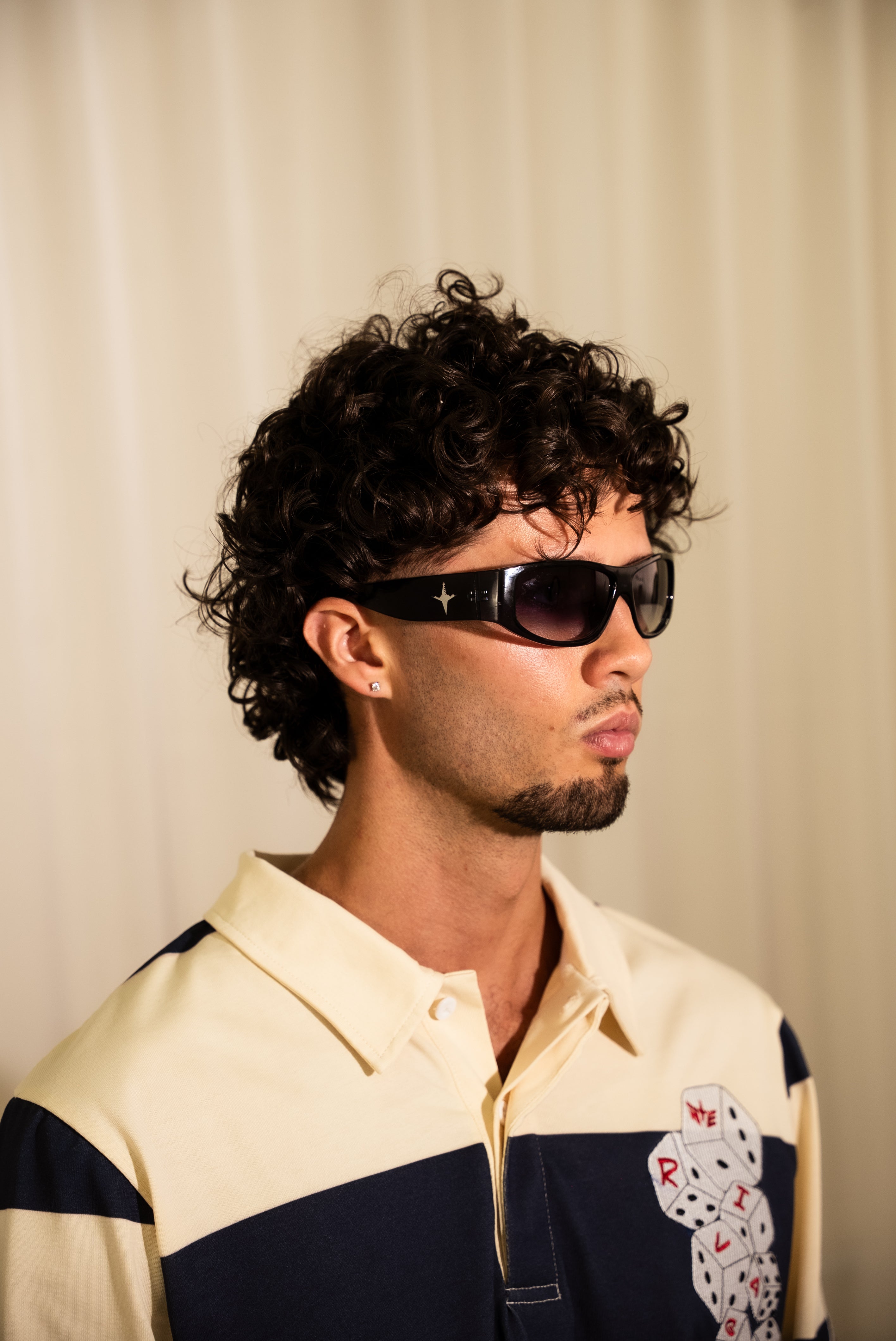 RVE RACER SUNGLASSES - GREY/BLUE