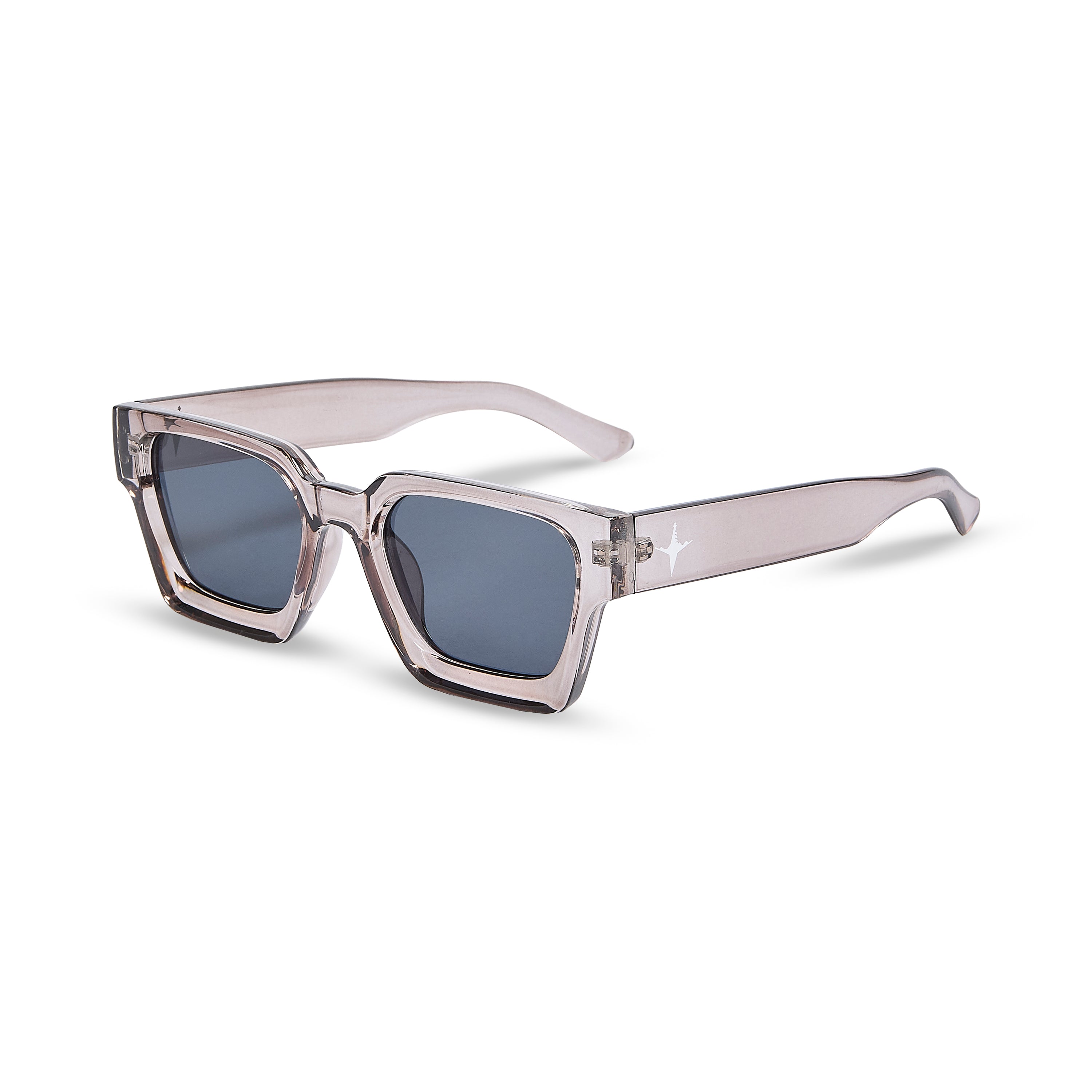 RVE CHROME SUNGLASSES - CLEAR GREY