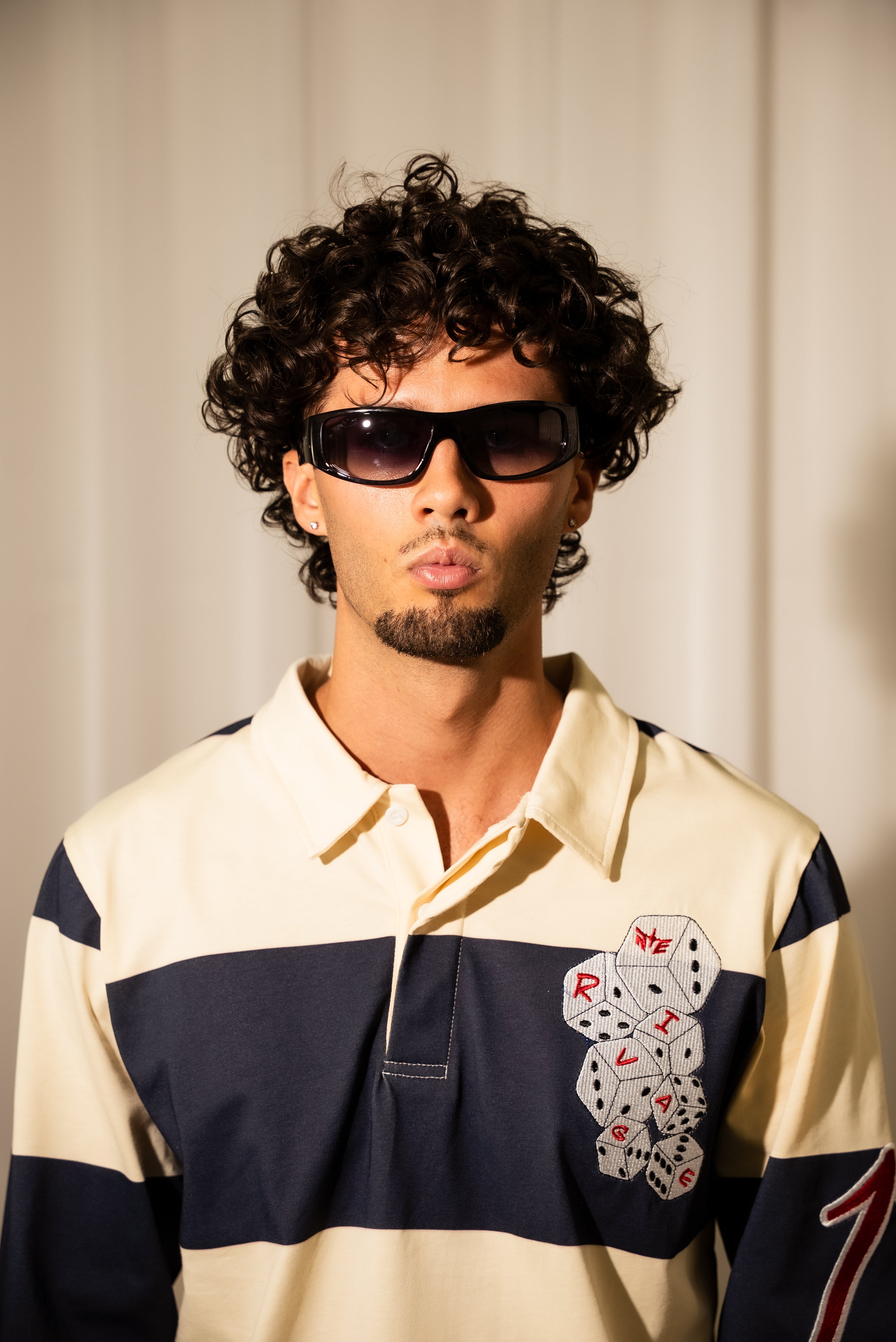 RVE RACER SUNGLASSES - GREY/BLUE