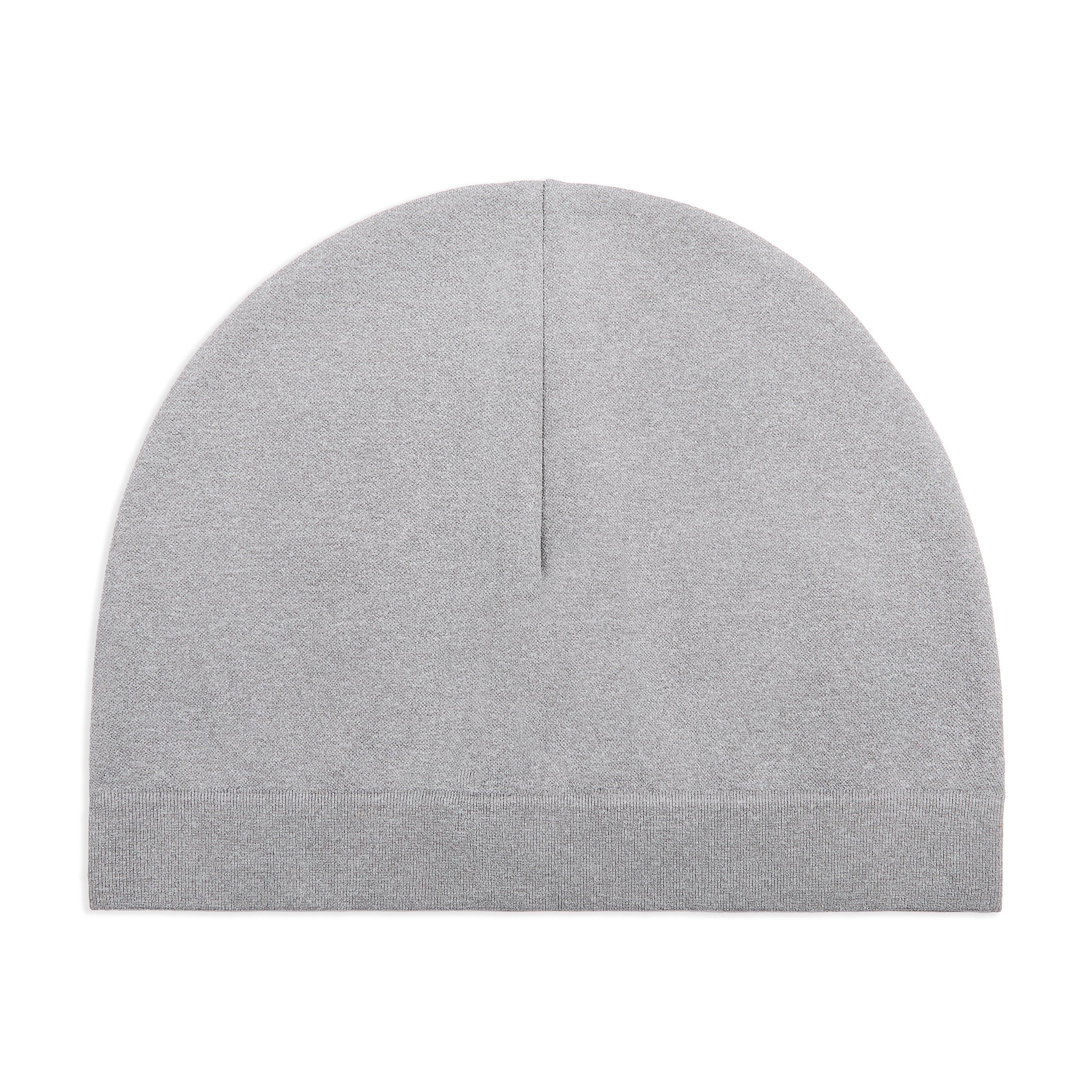 RVE LOGO SKULL BEANIE - GREY