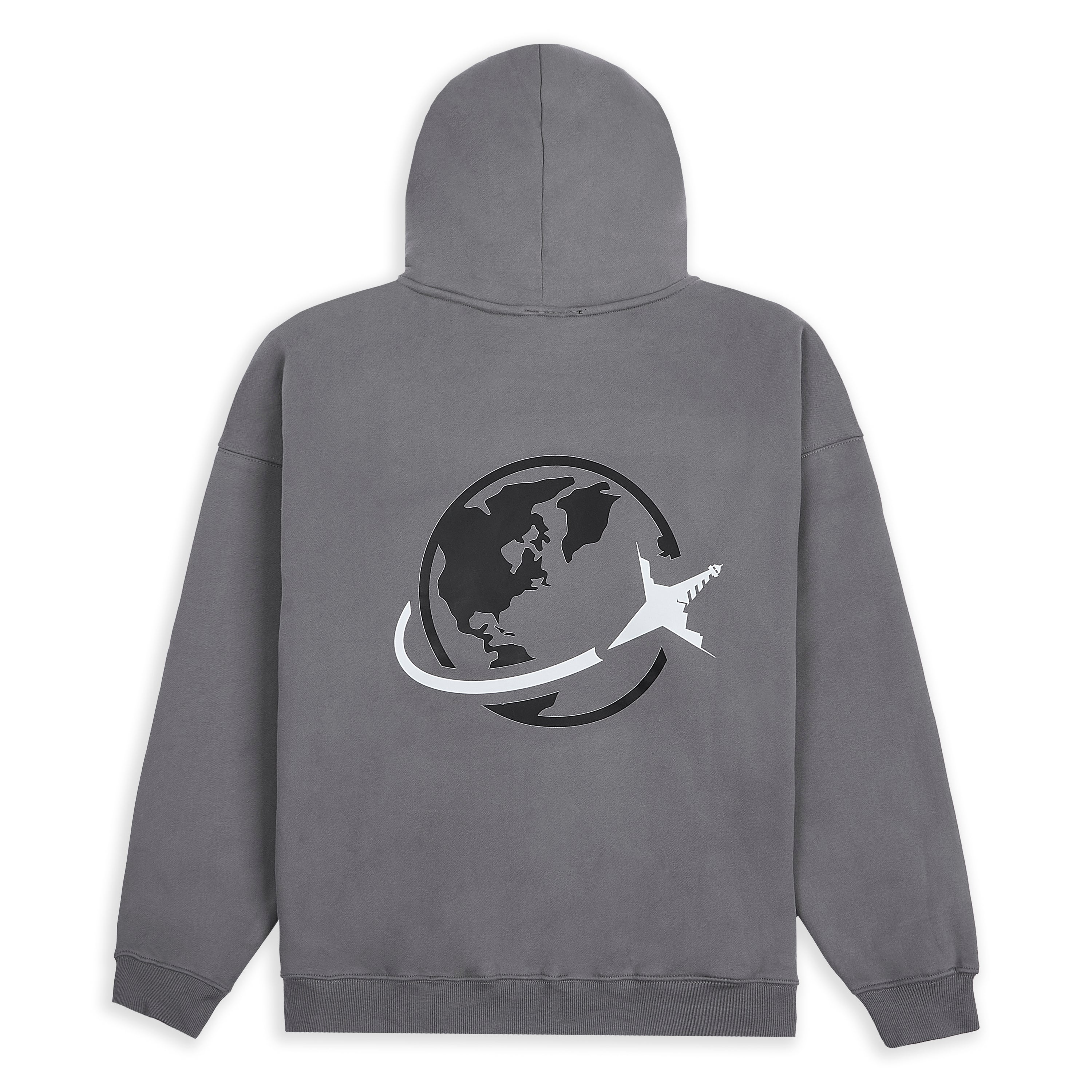 RVE WING HOODIE - GREY
